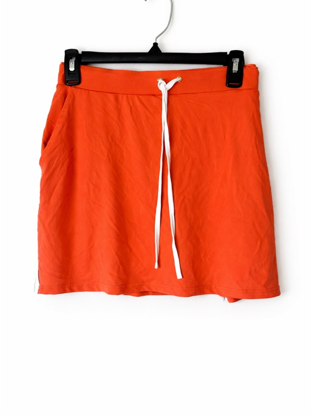 Mary Square Bright Orange Half-Zip Top & Skort Set - Picture 2 of 3